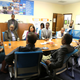 Stacey Abrams speaking to constituents at a roundtable discussion in Clarkston, Ga. (Terrell Jermaine Starr/The Root)